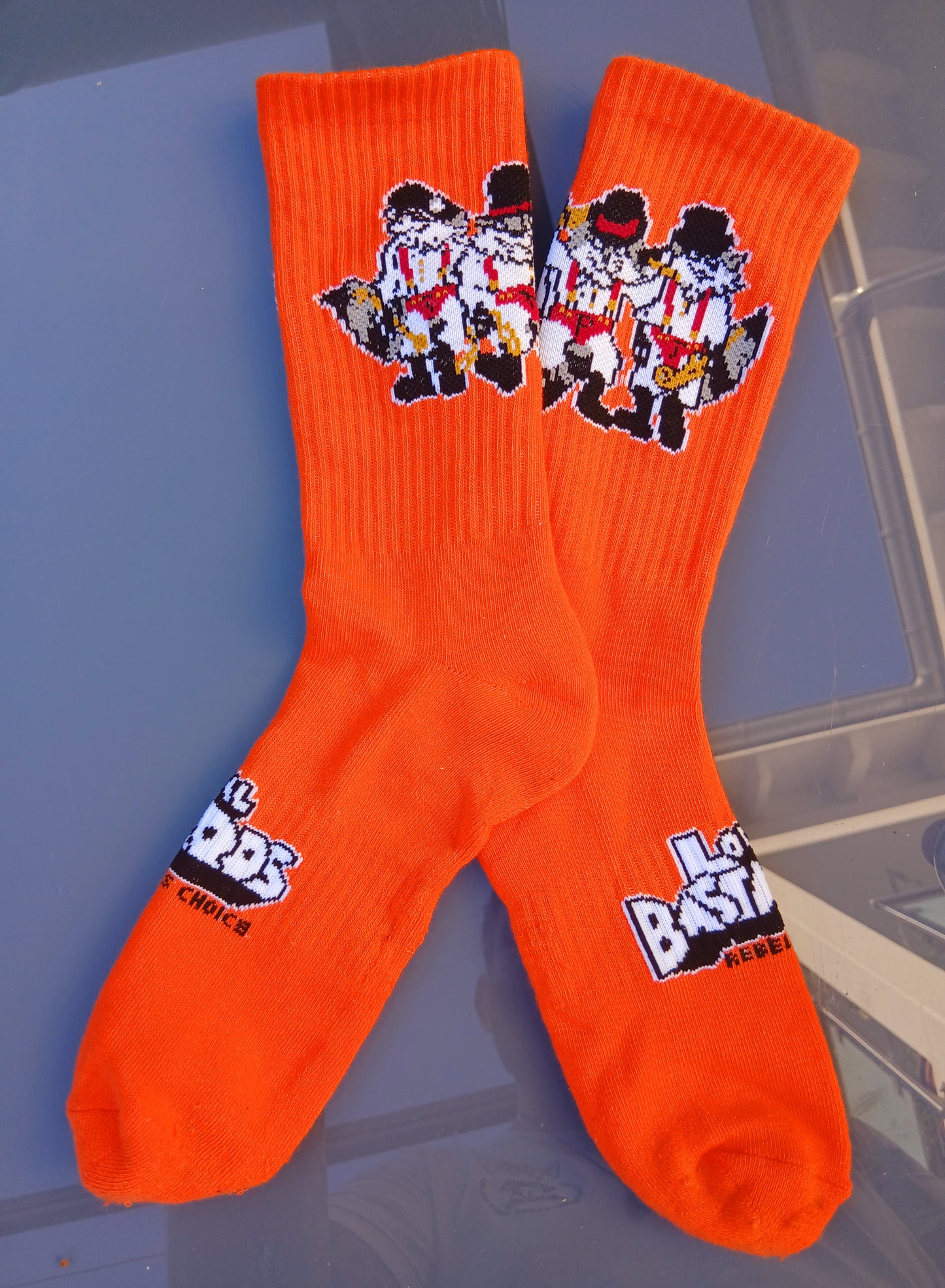 Socken - "sockwork" - orange