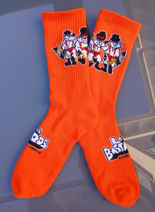 Socken - "sockwork" - orange