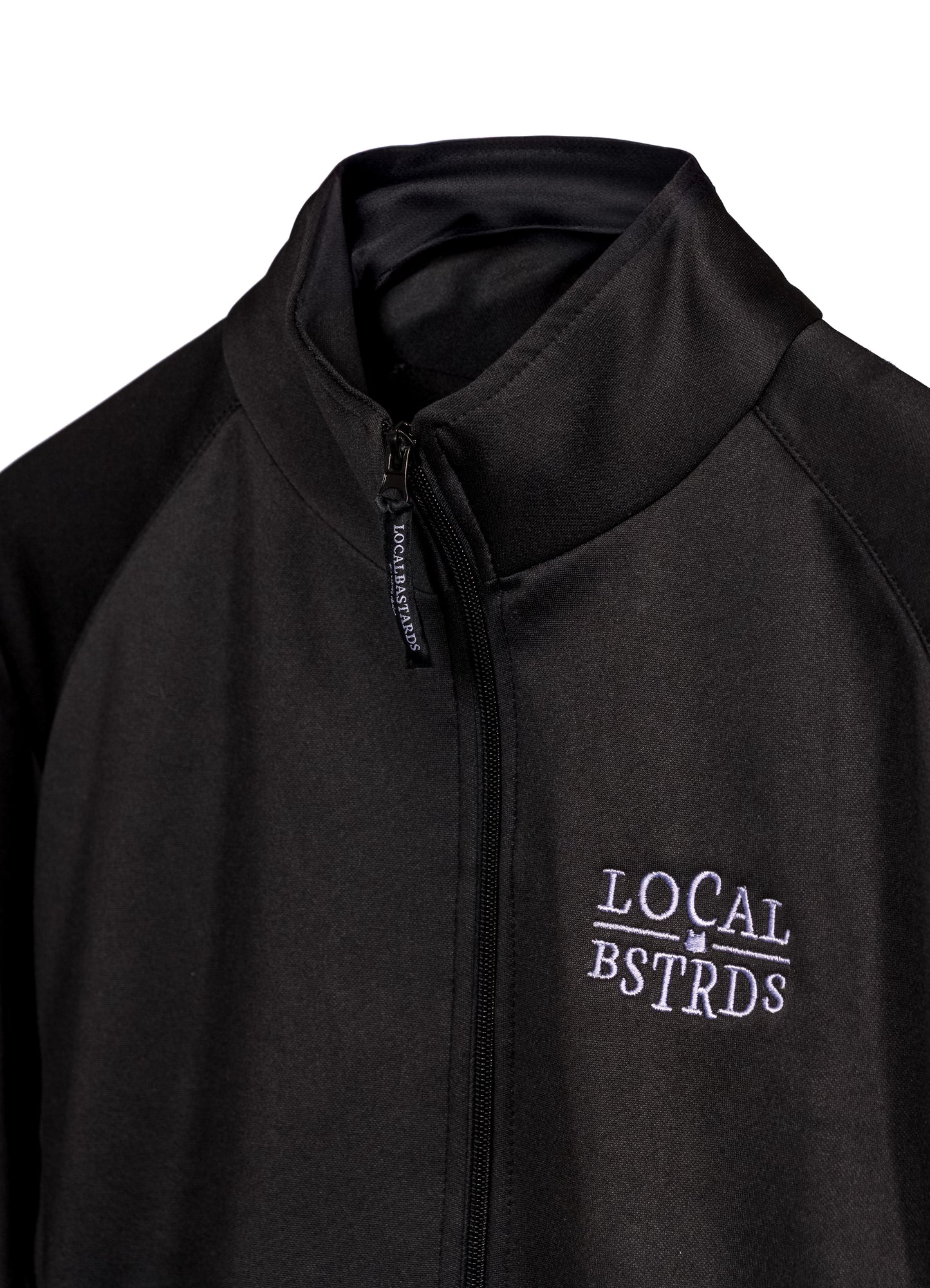 Trainerjacke - "l'asocial" - schwarz