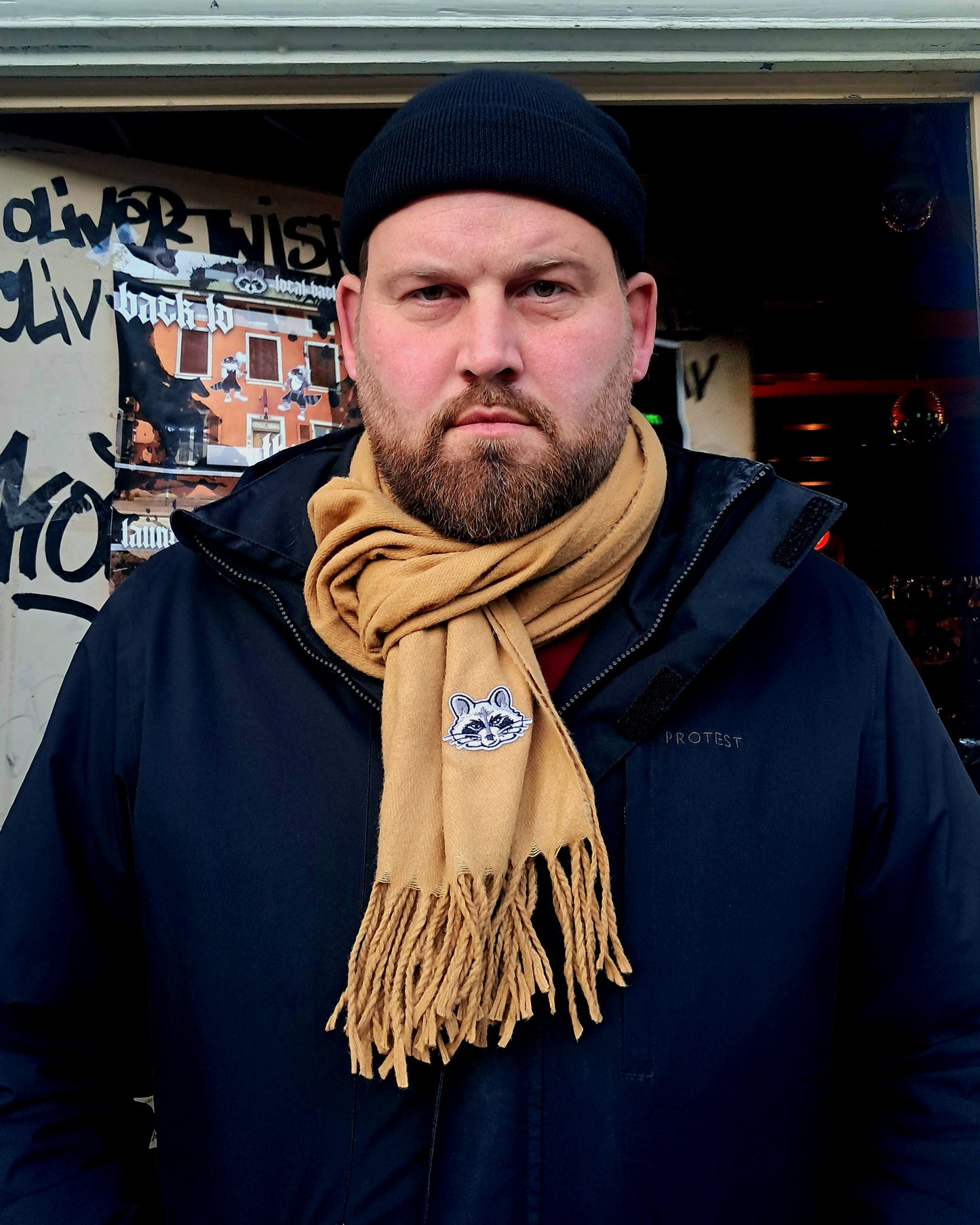 Schal - "the scarf.ace" - beige