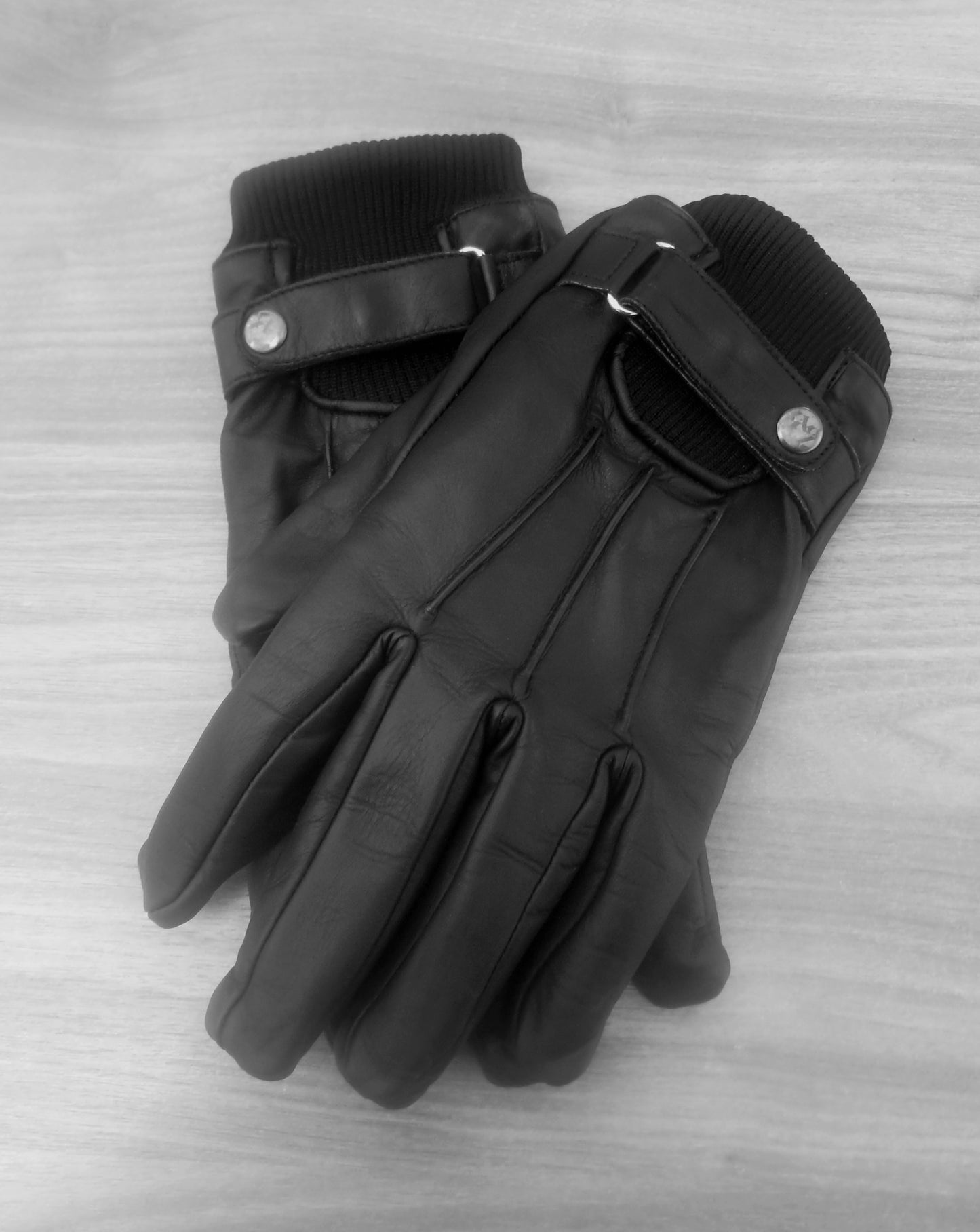 Handschuhe - "Fehdehandschuh" - schwarz