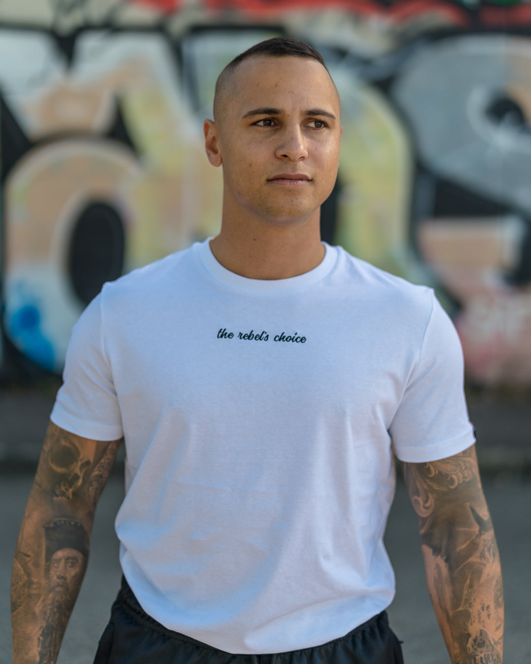 T-Shirt - "the statement" - weiss