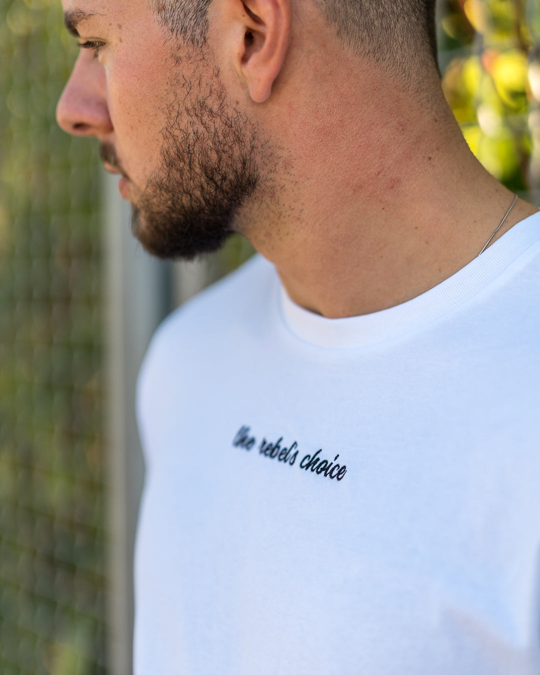 T-Shirt - "the statement" - weiss