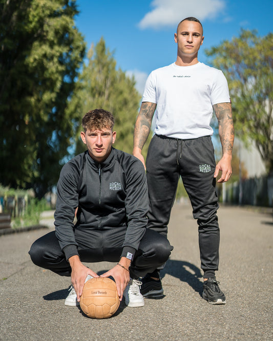 Trainerhosen - "l'asocial" - schwarz