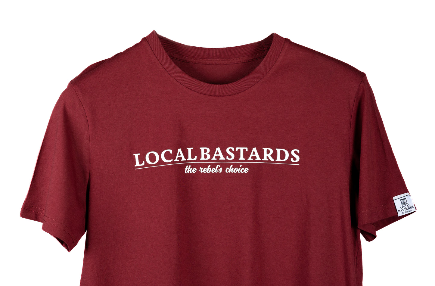 T-Shirt - "the classic" - bordeauxrot